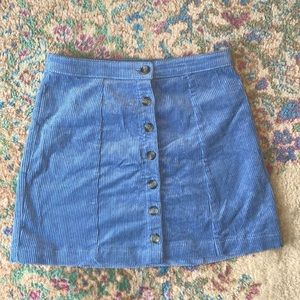 Forever 21 blue corduroy skirt. Medium